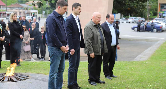 გურიაში ფაშიზმზე გამარჯვების 78-ე წლისთავი აღინიშნა