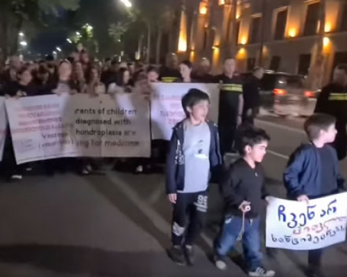 “წამალი ბავშვებს!” – აქონდროპლაზიის დიაგნოზის მქონე ბავშვებისთვის მედიკამენტის დაფინანსების მოთხოვნა