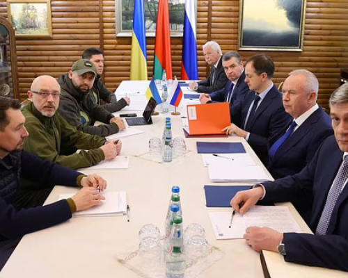 უკრაინა რუსეთთან ცეცხლის შეწყვეტის შესახებ გამართულ მოლაპარაკებებში პროგრესზე მიანიშნებს