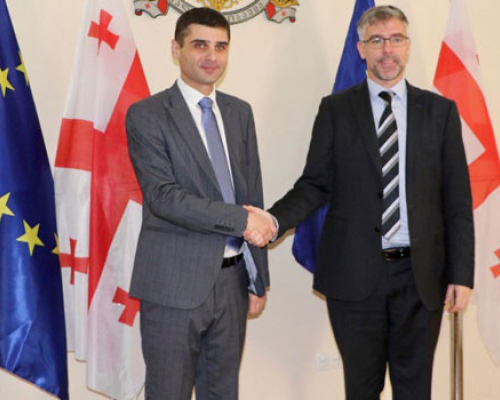 გიორგი ურუშაძემ შვედეთის ელჩთან შეხვედრა გამართა
