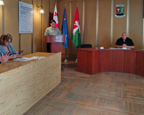 ოზურგეთის საკრებულოს სხდომა, ვრცელი გამოსვლით „სხვადასხვა საკითხებიდან“