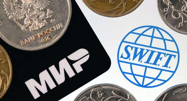 ევროკავშირმა SWIFT-ის სისტემიდან 7 რუსული ბანკი გათიშა